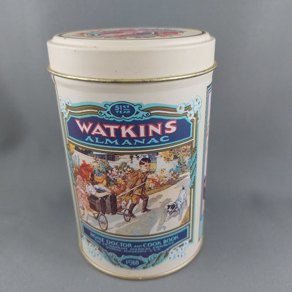 Vintage 1993 Watkins Heritage Tin Canister Set of 3 - Picture 13 of 16